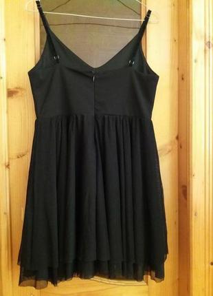 Маленьке чорне плаття сукня на брительках7 фото