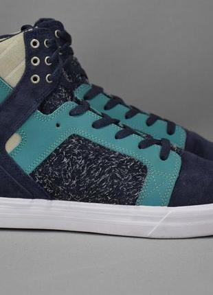 Supra skytop высокие кроссовки мужские кожаные. оригинал. 45 р./29.5 см.