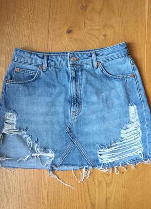 Очень классная юбка topshop  размер с м