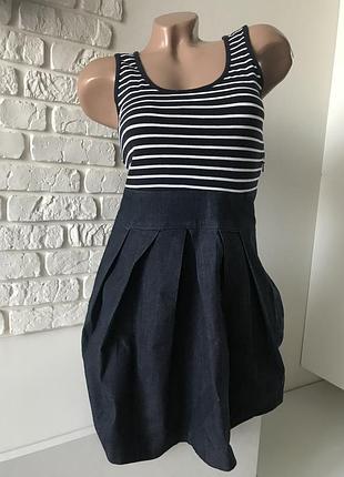 Платтячко з джинсом