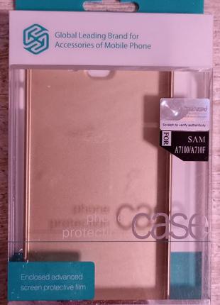 Чохол nillkin для samsung a7100/a710f gold
