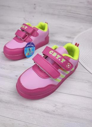 Кроссовочки детские для девочек кеды эко-кожа 3