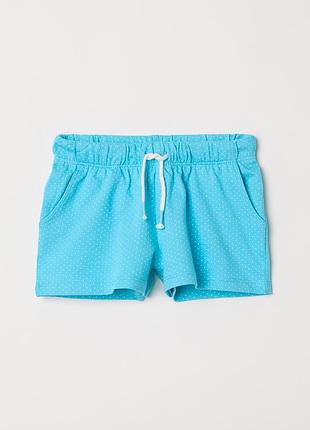 Новые шорты  девочкам 5-6, 7-8, 8-9  лет от h&m, англия