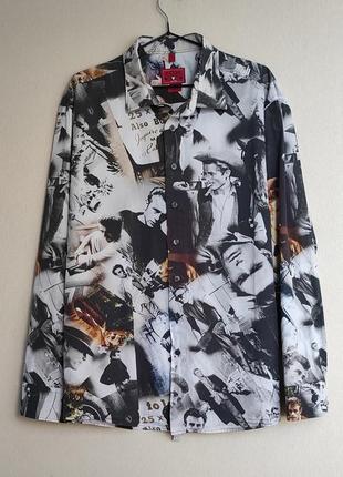 Ексклюзивна вінтажна сорочка з принтом джеймс дін / james dean