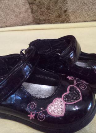 Туфельки для дівчинки 13 см устілка