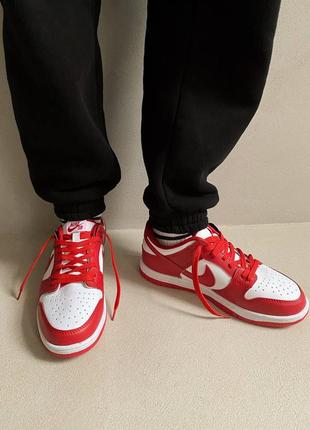 Кросівки dunk low red кроссовки6 фото