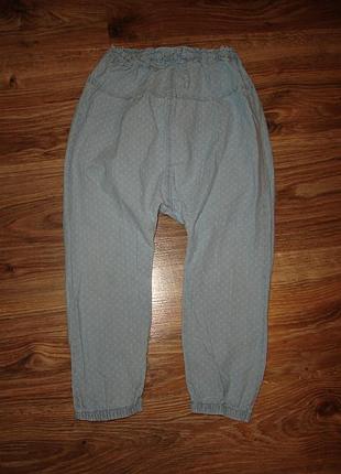 Next штани бавовняні брюки капрі некст на 5-6 років