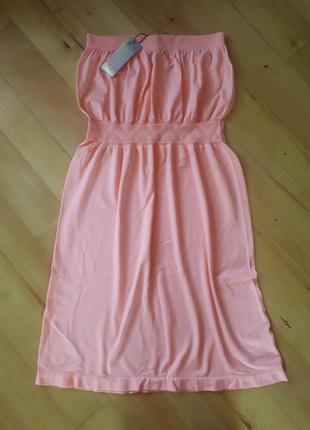 Пляжное платье-бандо.