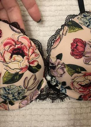 Victoria's secret бюст з пуш-ап квітковий принт