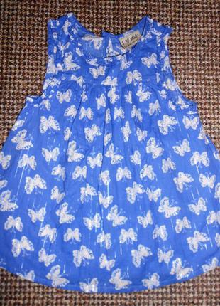 Блузка туніка на next на дівчинку 4 роки. бавовна