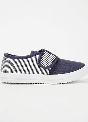 Мокасины, кеди синие george р. 24