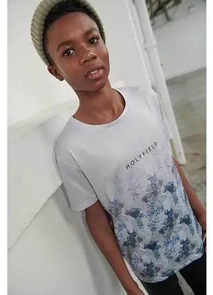Футболки для хлопчика білого кольору holyfield george (англія) р. 8-10 років