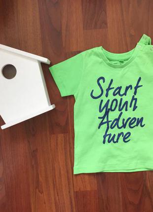 Футболка 9-12 мес