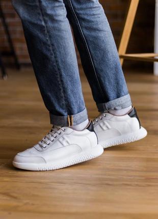 Мужские кроссовки h*ermès shoes white премиум качество