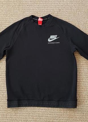 Nike international sweatshirt кофта свитшот рефлективное лого оригинал (l)