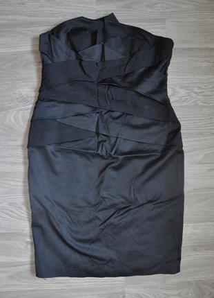 Шикарна чорна сукня футляр бюстьє / шикарное черное платье футляр бюстье coast