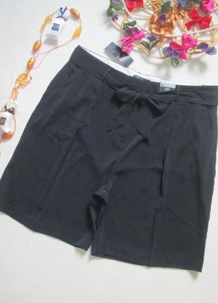 Мега шикарные стильные шорты батал с поясом высокая посадка m&s 🍒💕🍒