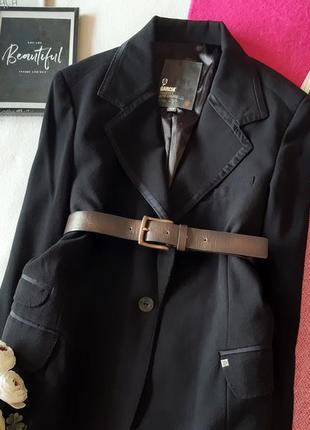Шикарний брендовий чорний блейзер жакет піджак/женский качественный черный пиджак4 фото