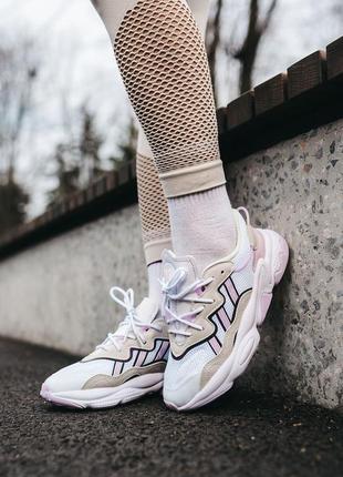 Кромівки adidas ozweego pink кросівки