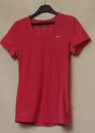 Nike dri-fit s спортивая футболка из полиtcnthf дышащая