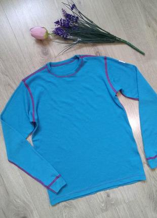 Термофутболка из шерсти мериноса janus підліткова на 12 років цвет бирюзовый