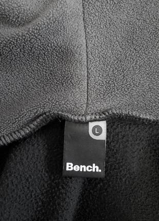 Кофта флиска теплая спортивная куртка флиска на молнии bench l/original стильная необычная кофта7 фото