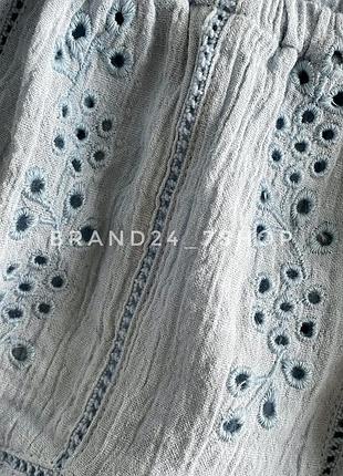 Топ/блуза з прошвы zara 5