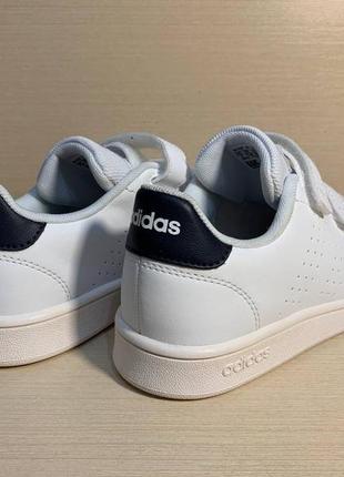 Дитячі кросівки adidas advantage білі, розмір 322 фото
