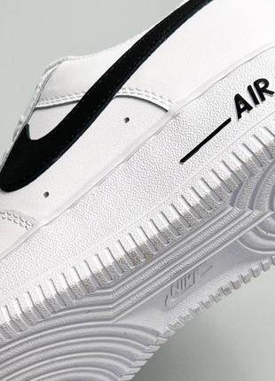 Жіночі кросівки nike air force 1 w white black / білі з чорним7 фото