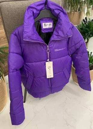 💥последний размер 💥
куртка  , снизу затягивается на кулиске )
цвет  фиолет