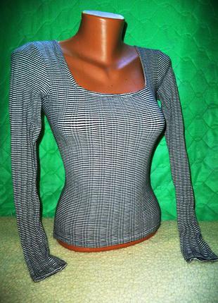 Невероятно шикарный обтягивающий кроп в полоску/бангладеш.