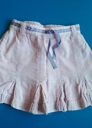 Юбка вельветовая