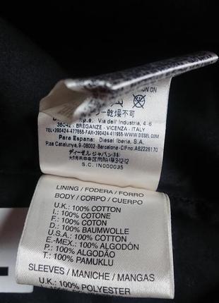 Брендова фірмова шкіряна куртка diesel,оригінал,нова з бірками,розмір м.10 фото