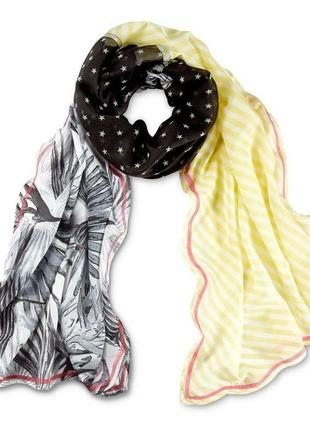 Новый! яркий воздушный шарф снуд палантин парео - tcm tchibo ® германия one size 192х802 фото