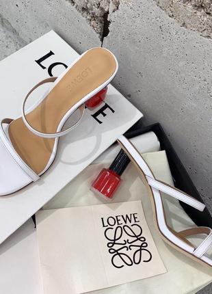 Босоножки 2022 на каблуке loewe7 фото