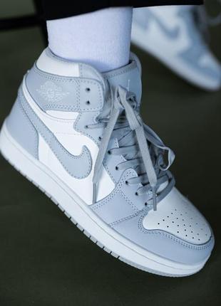 Кросівки nike air jordan 1 light blue