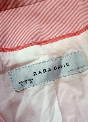 Пиджак,жакет пудра zara,100%коттон5 фото