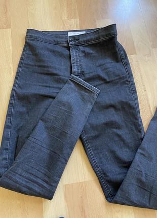 Темно серые джинсы topshop1 фото