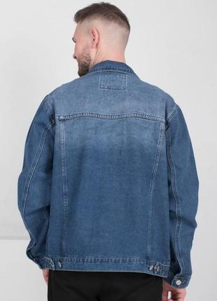 Мужская джинсовая куртка пиджак3 фото