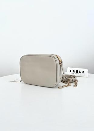 Furla женская кожаная итальянская сумочка camera bag фурла оригинал кроссбоди подарок жене девушке5 фото