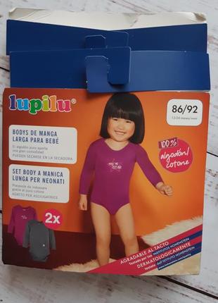 Бодик 86/92-12/24 боди кофта реглан