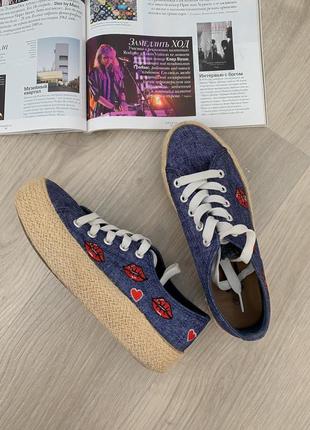 Эспандрильи на высокой подошве