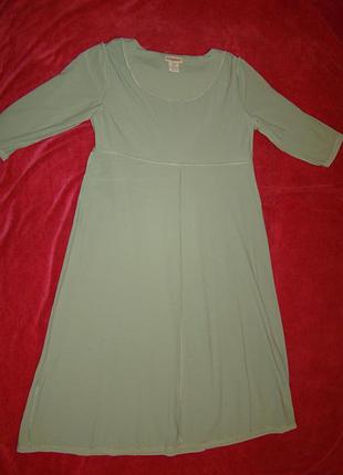 Платье длинное трикотажное как новое travel smith р.50-52