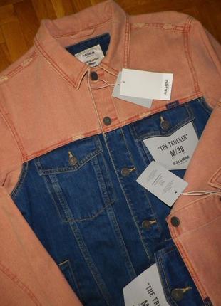 Куртка джинсовая pull & bear (the trucker) m/l7 фото