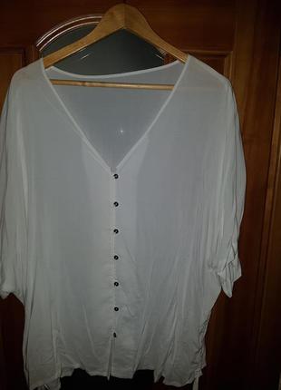 Рубашка легкая натуральная.большой размер.