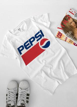 Футболки pepsi всі розміри колір білий сірий1 фото