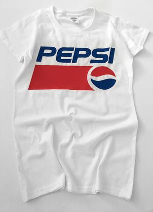 Футболки pepsi всі розміри колір білий сірий3 фото