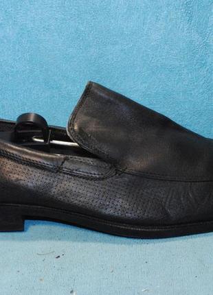 Ecco туфли кожа черные 46 размер5 фото