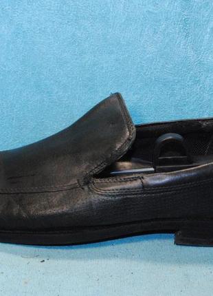 Ecco туфли кожа черные 46 размер9 фото
