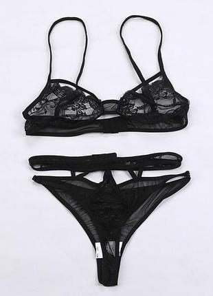 Sale❗️шикарный кружевной комплект нижнего белья fashion house